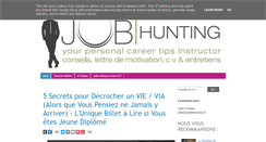Desktop Screenshot of jobhunting.fr